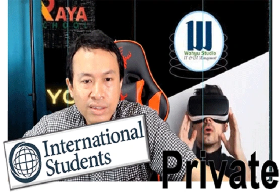 Wahyu Studio International Students.